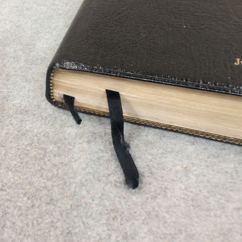 Thomas Nelson NASB The Open Bible Edition Black Leather Red Letter 947 Vintage - Picture 6 of 12